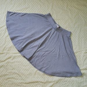 SO Light gray skater skirt
